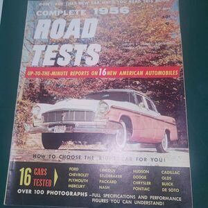 Vintage 1956 Road Tests - 100 Photos & Reports on 16 American Automobiles
